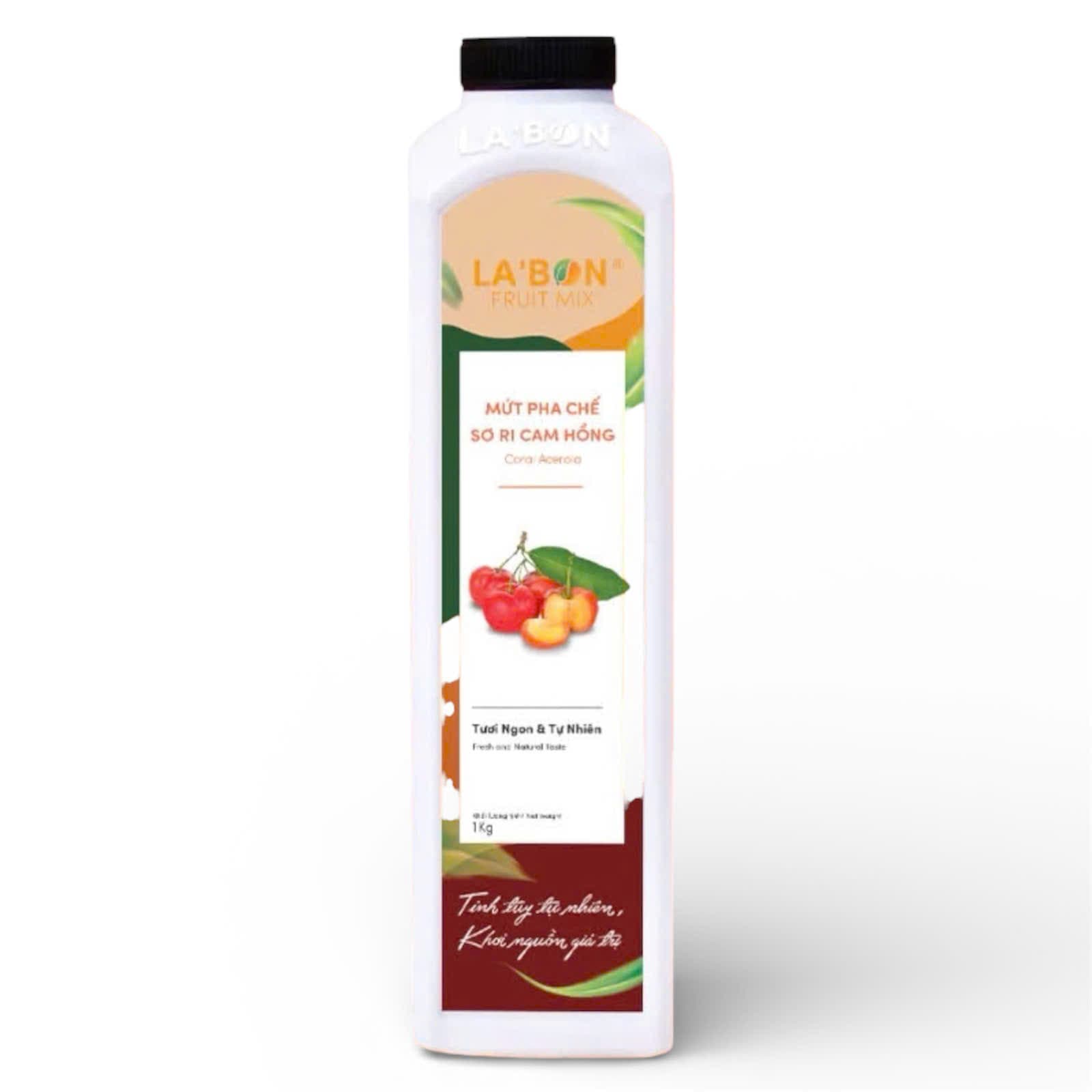 Mứt Pha Chế Sơ Ri Cam Hồng LA'BON 1kg